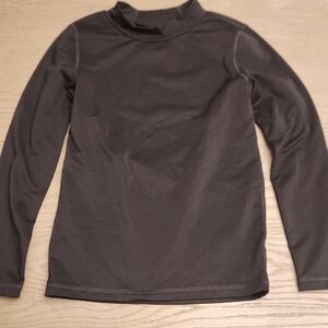 Black Long Sleeve Turtleneck Top